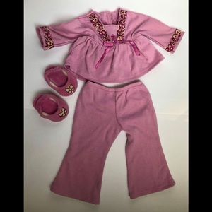 💯% AUTHENTIC American Girl doll Julie’s pajama set